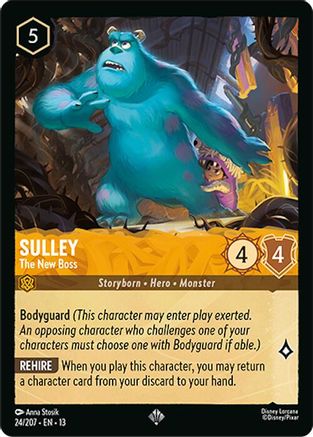 Sulley - The New Boss (24/207) - Attack of the Vine Cold Foil