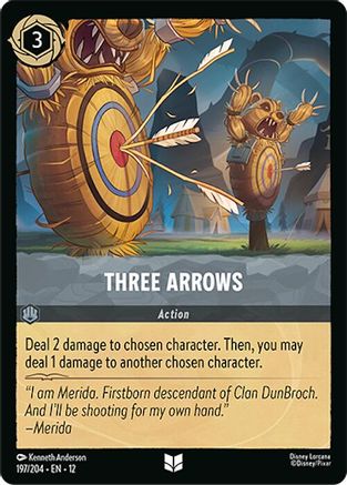 Three Arrows (197/204) - Wilds Unknown