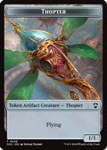 Thopter // Fractal (0004) Double-Sided Token (SOC-28 // 4) - Commander: Secrets of Strixhaven