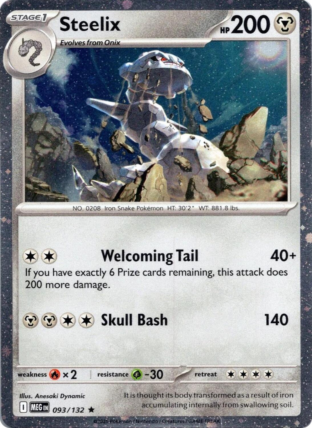 Steelix - 093/132 (Cosmos Holo) (093/132) (Miscellaneous Cards & Products) (MCAP)