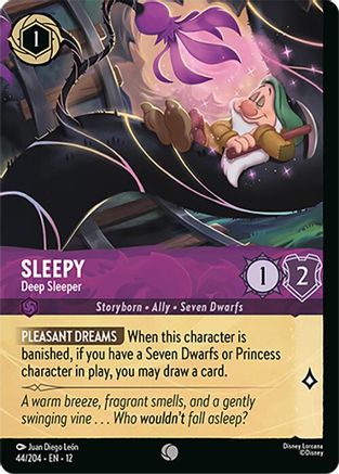 Sleepy - Deep Sleeper (Foil) (44/204) - Wilds Unknown Cold Foil