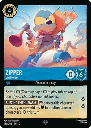 Zipper - Big Helper (150/204) - Wilds Unknown