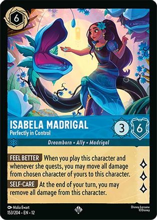 Isabela Madrigal - Perfectly in Control (153/204) - Wilds Unknown Cold Foil
