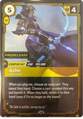 Ashe - Focused (169/219) - Riftbound Organized Play Promotional Cards Foil