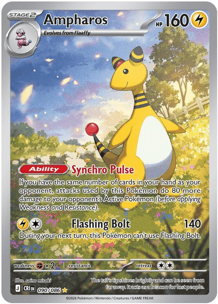 Ampharos (090/086) (ME04: Chaos Rising)