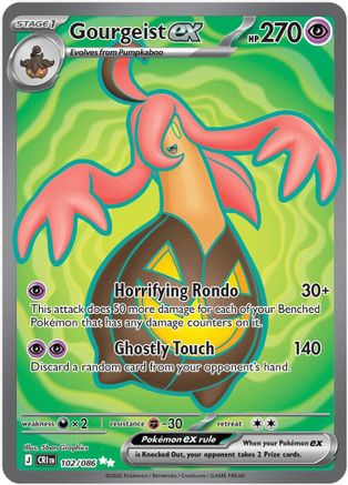Gourgeist ex 102/086 - ME04 Chaos Rising Holofoil