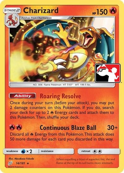 Charizard (Library Exclusive) (14/181) (Miscellaneous Cards & Products) (MCAP)