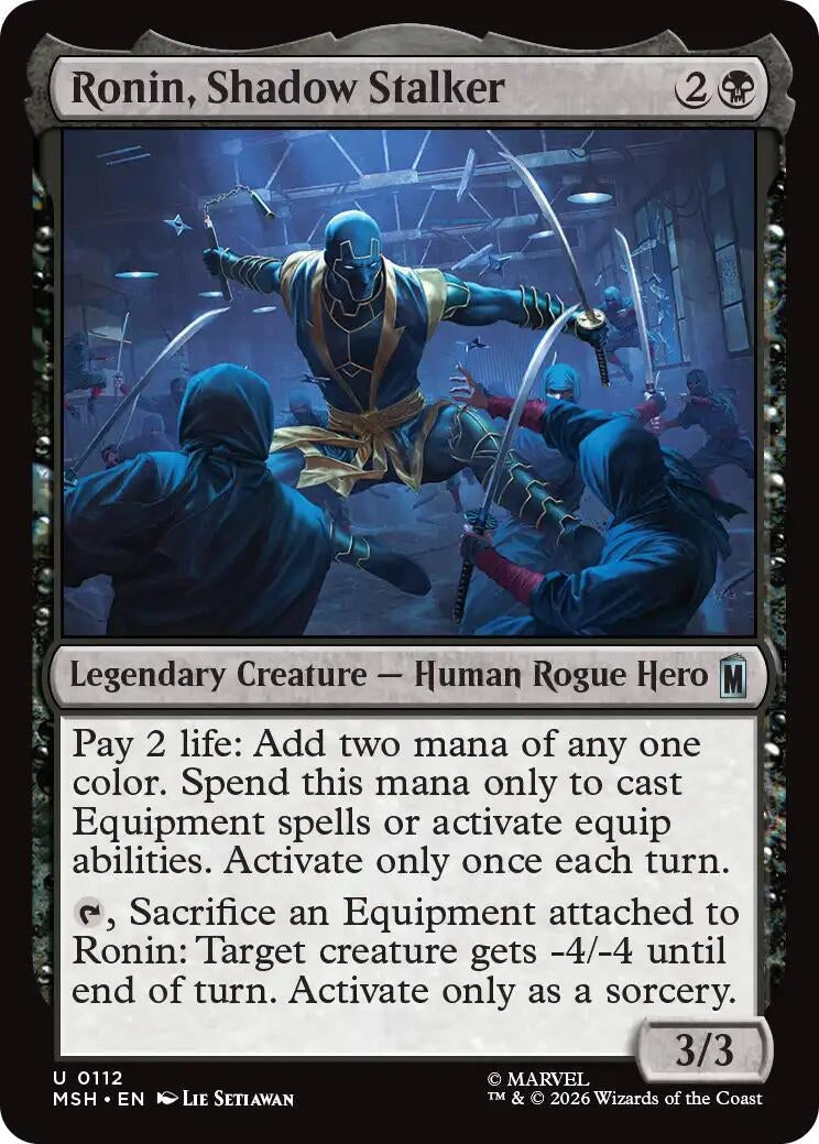 Ronin, Shadow Stalker (112) (Marvel Super Heroes)