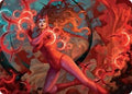 Scarlet Witch, Chaotic Avenger Art Card (AAMSH-038) - Art Series: Marvel Super Heroes