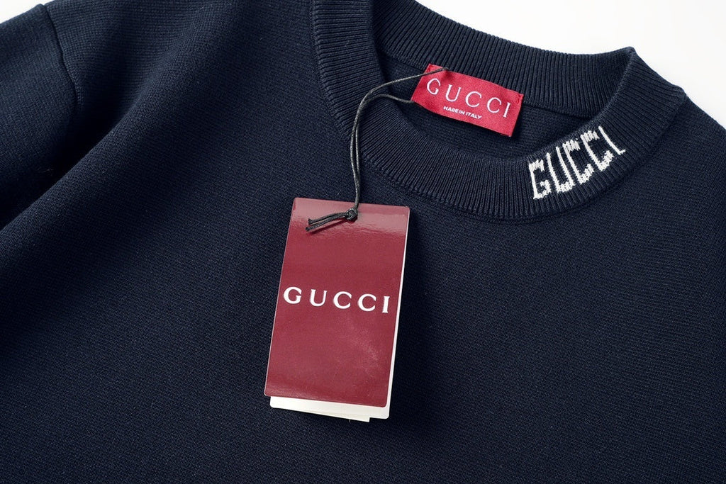 Gucci T-Shirt Without Collar 'Black'