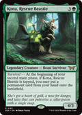 Kona, Rescue Beastie (DSK-187) - Duskmourn: House of Horror