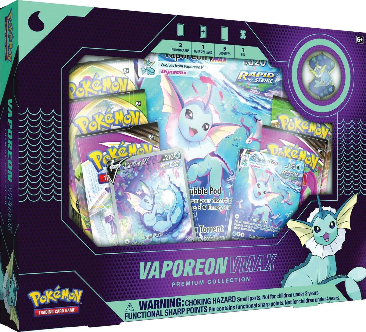 Vaporeon VMAX Premium Collection (EU Exclusive)