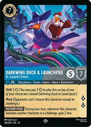 Darkwing Duck & Launchpad - St. Canard's Finest (165/204) - Attack of the Vine