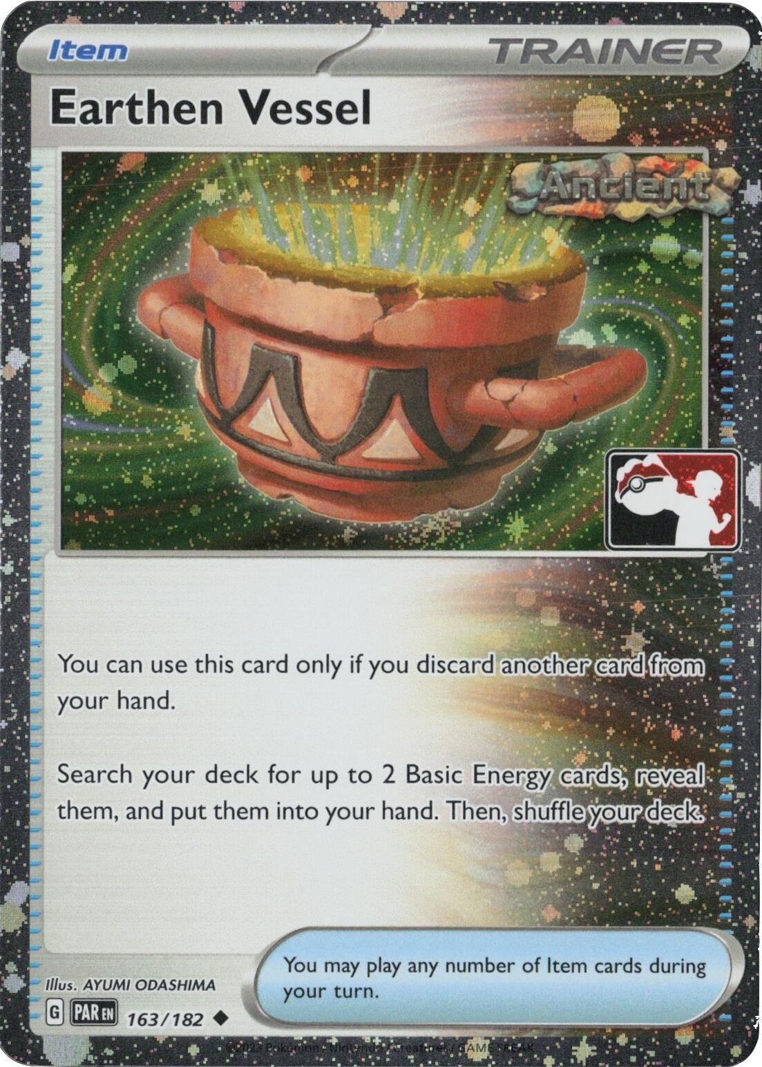 Earthen Vessel - 163/182 (Cosmos Holo) (163/182) (Prize Pack Series Cards)