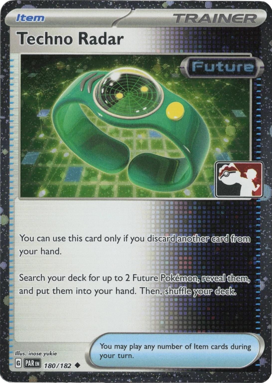 Techno Radar - 180/182 (Cosmos Holo) (180/182) (Prize Pack Series Cards)