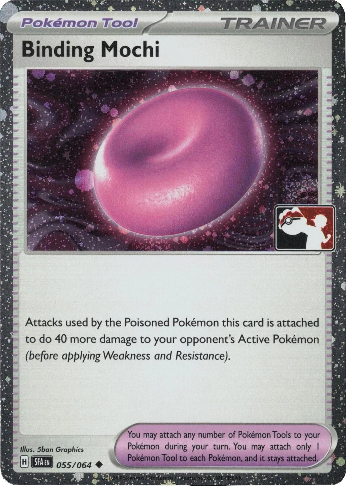 Binding Mochi - 055/064 (Cosmos Holo) (055/064) (Prize Pack Series Cards)