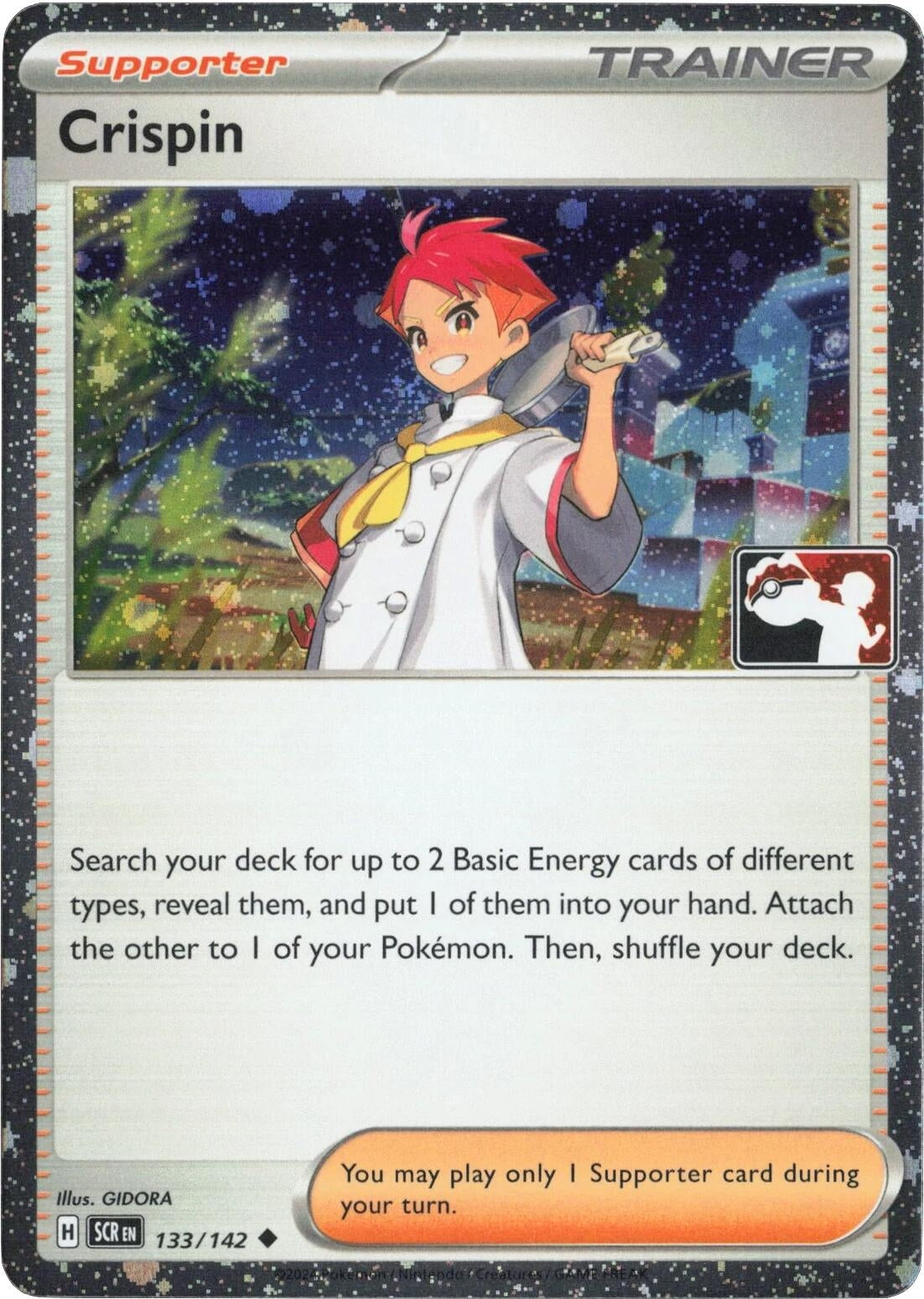 Crispin - 133/142 (Cosmos Holo) (133/142) (Prize Pack Series Cards)