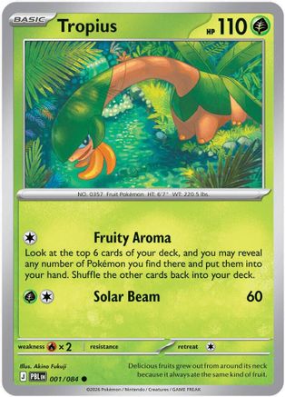 Tropius 001/null - ME05 Pitch Black