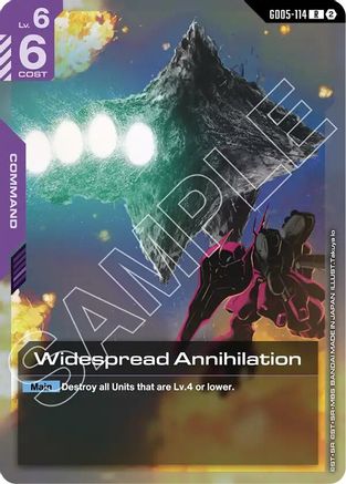 Widespread Annihilation (GD05-114) - Freedom Ascension Holofoil