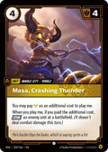 Masa, Crashing Thunder (120/166) (Vendetta)