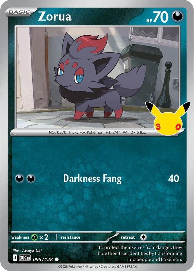 Zorua (095/128) (ME: 30th Celebration)