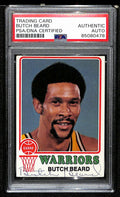 1973/74 TOPPS #136 Butch Beard Auto/Signed Card PSA/DNA 185447
