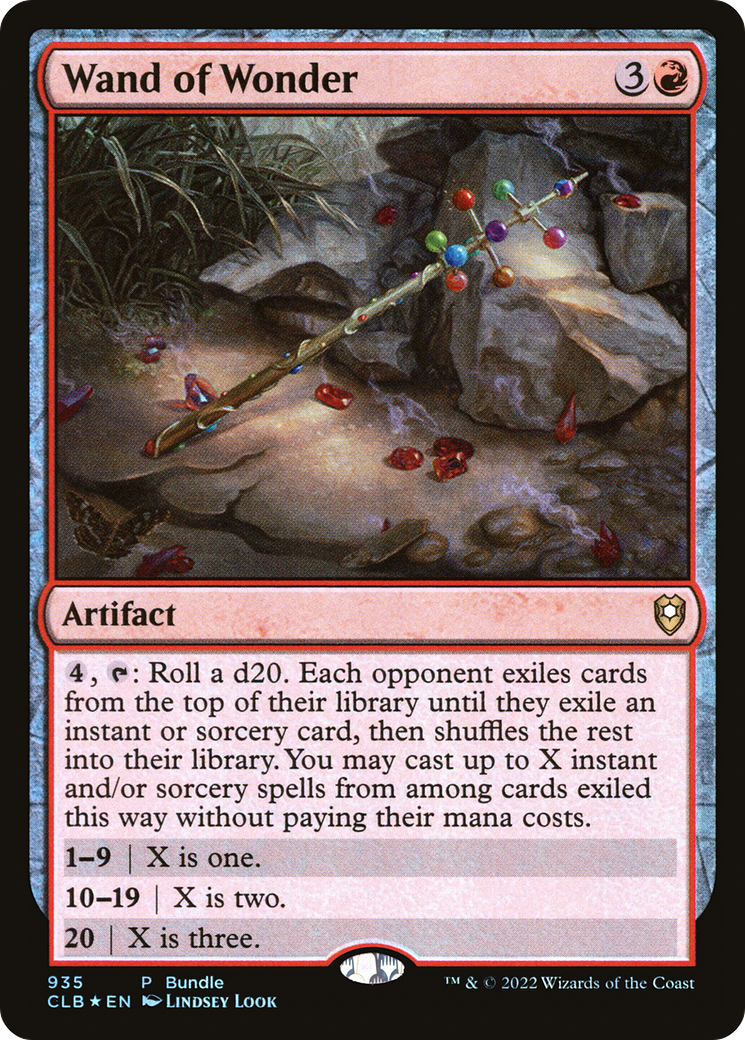 Wand of Wonder (UMP-935) - Commander Legends: Battle for Baldur's Gate Foil