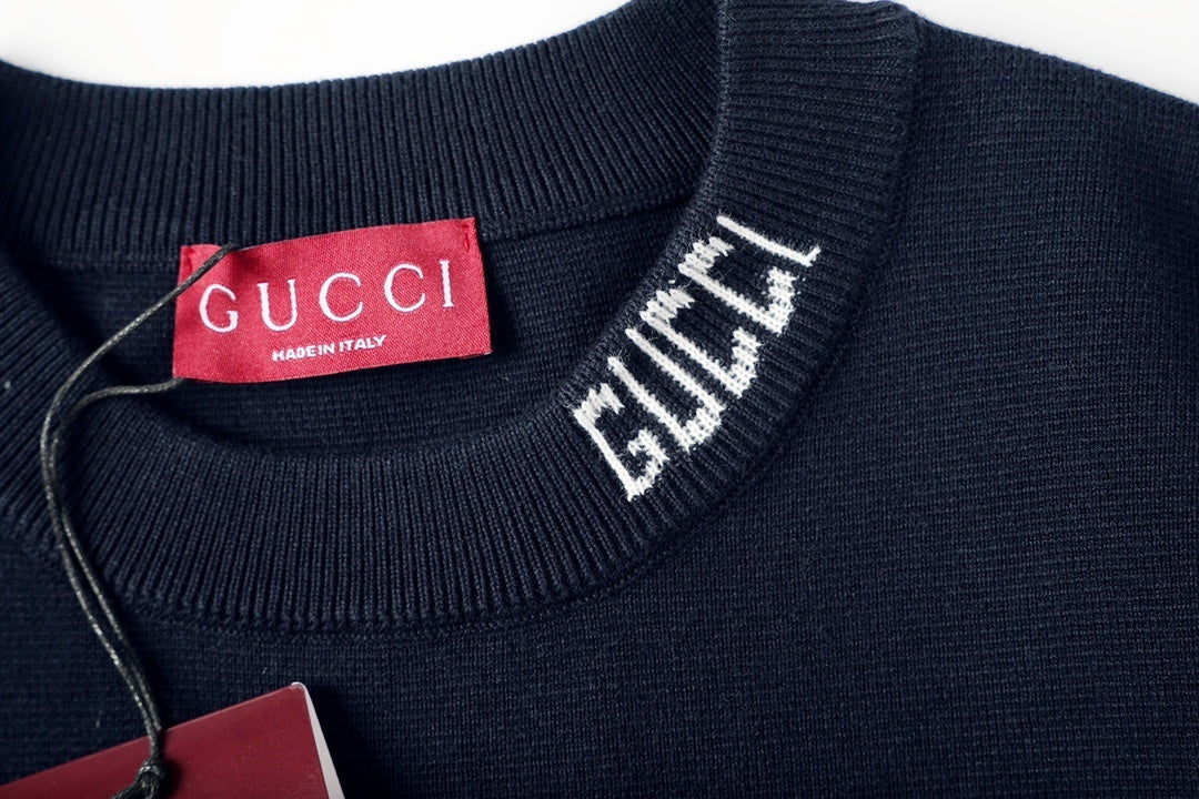 Gucci T-Shirt Without Collar 'Black'