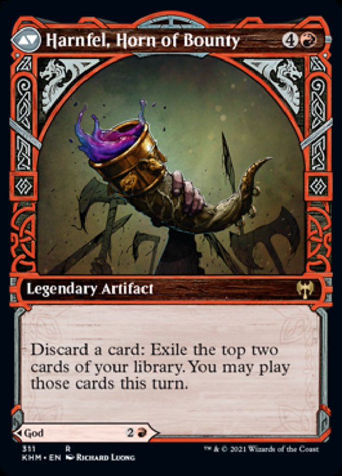 Birgi, God of Storytelling // Harnfel, Horn of Bounty (KHM-311) - Kaldheim: (Showcase)