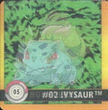 Bulbasaur & Ivysaur (05) [1999 Pokemon Action Flipz Premier Edition]