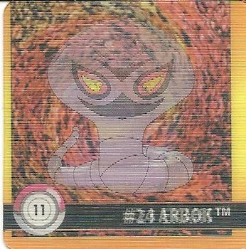 Ekans & Arbok (11) [1999 Pokemon Action Flipz Premier Edition]