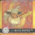 Eevee & Flareon (13) [1999 Pokemon Action Flipz Premier Edition]