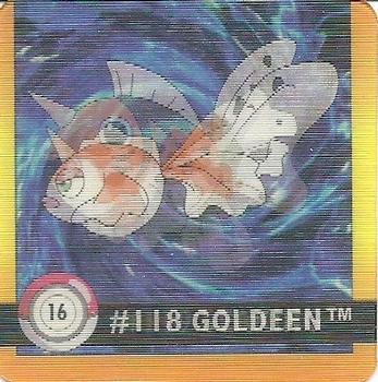 Goldeen & Seaking (16) [1999 Pokemon Action Flipz Premier Edition]