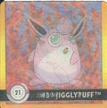 Jigglypuff & Wigglytuff (21) [1999 Pokemon Action Flipz Premier Edition]