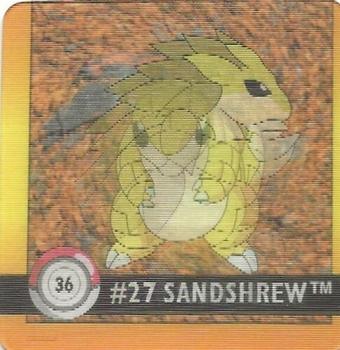 Sandshrew & Sandslash (36) [1999 Pokemon Action Flipz Premier Edition]