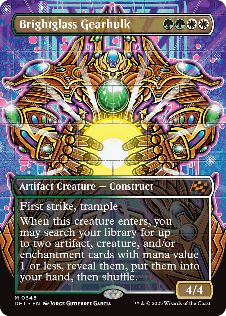 Brightglass Gearhulk (DFT-348) - Aetherdrift (Borderless)