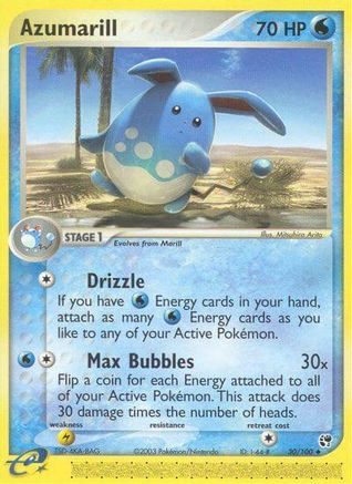 Azumarill 030/100 - Sandstorm Reverse Holofoil