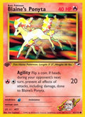 Blaine's Ponyta 063/132 - Gym Heroes 1st Edition