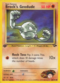 Brock's Geodude 068/132 - Gym Challenge 1st Edition