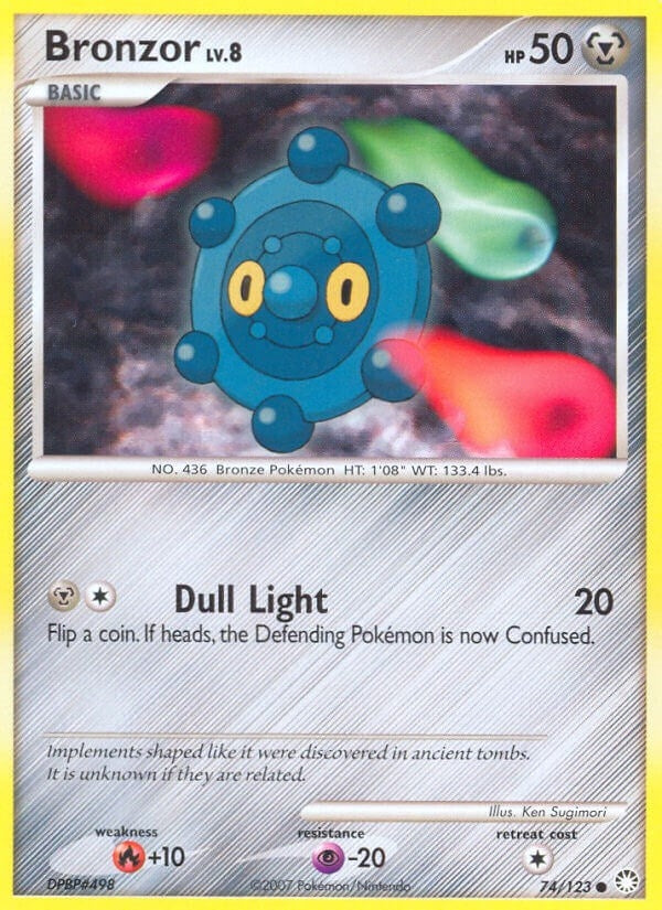 Bronzor (74/123) (Mysterious Treasures) (MT)
