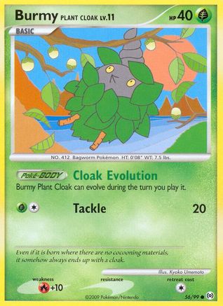 Burmy Plant Cloak 056/99 - Arceus