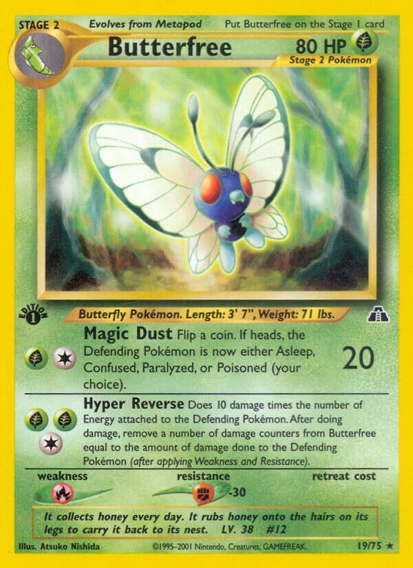 Butterfree (19/75) (Neo Discovery) (N2)