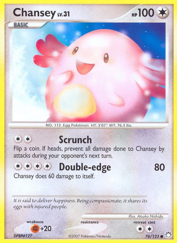 Chansey (76/123) (Mysterious Treasures) (MT)