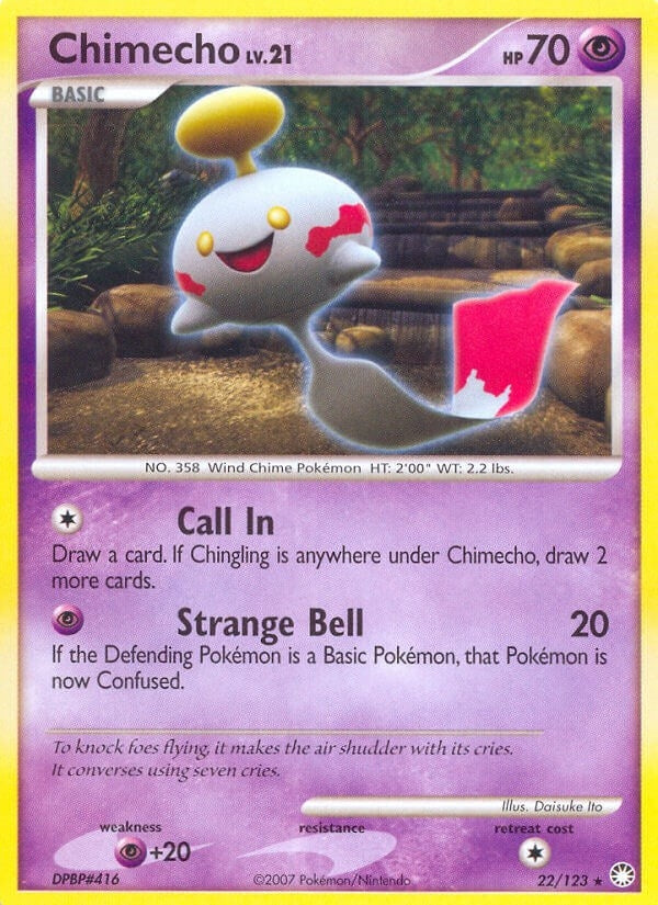 Chimecho (22/123) (Mysterious Treasures) (MT)