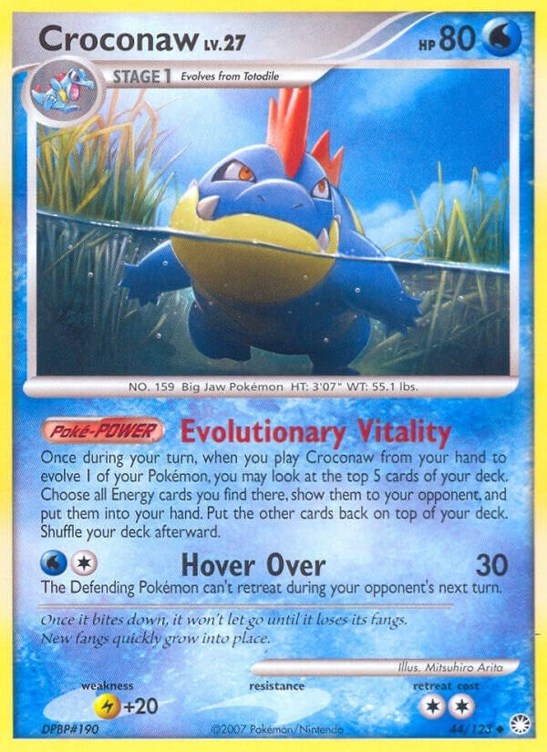 Croconaw (44/123) (Mysterious Treasures) (MT)