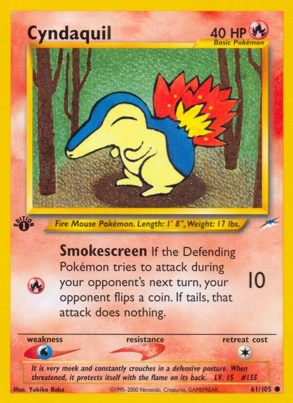 Cyndaquil (061/105) (Neo Destiny) (N4)