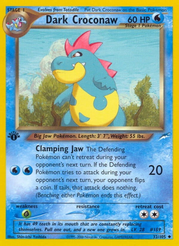 Dark Croconaw (032/105) (Neo Destiny) (N4)
