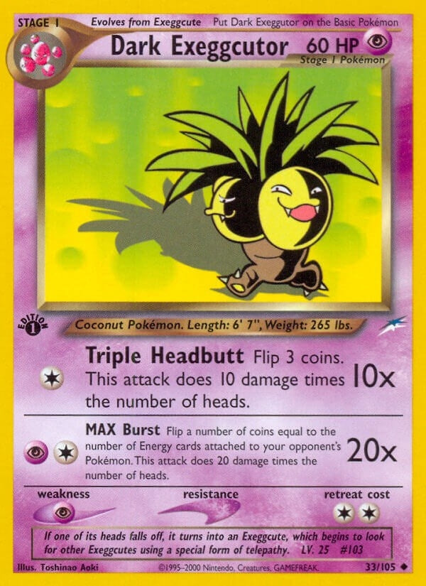 Dark Exeggcutor (033/105) (Neo Destiny) (N4)