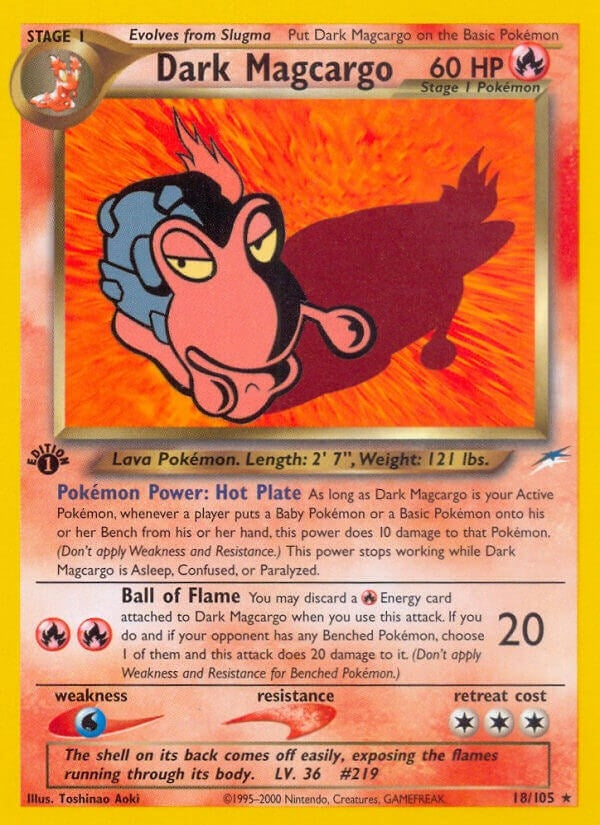 Dark Magcargo (018/105) (Neo Destiny) (N4)