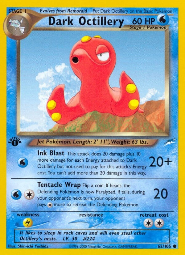 Dark Octillery (062/105) (Neo Destiny) (N4)